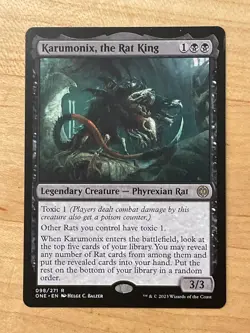 MTG NM Karumonix, the Rat King [Phyrexia: All Will be One] - Image 1