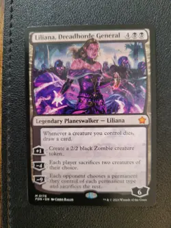 MTG Liliana, Dreadhorde General Foundations Regular #0176 - Image 1