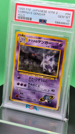 PSA 10 Sabrina's Gengar 094 Banned Gym Challenge 2 Holo 1999 Japanese Pokemon 94 - Image 2