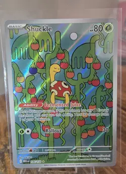 Shuckle 136/132 2025 Mega Evolution Pokemon Illustration Rare Holo NM - Image 2