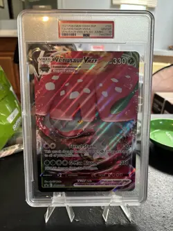 2021 Pokemon Swsh Bsp Fa/venusaur Vmax Jumbo PSA 10 (pop) 8 - Image 1