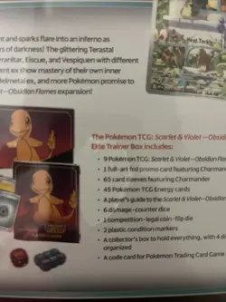 Pokemon TCG: Obsidian Flames ETB Elite Trainer Box NEW/SEALED (Read desc) 820650853913 - Image 4