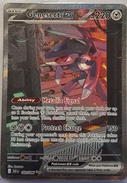 Pokemon TCG Genesect EX Sir 169/086 Black Bolt English NM - Image 2
