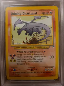 2002 Pokemon Neo Destiny Shining Charizard #107 Ex-Mt PSA 6 - Image 3