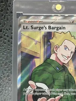 Lt. Surge's Bargain 170/132 Ultra Rare Full Art Pokemon Mega Evolution - Image 2