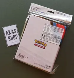 Pokemon Ultra Pro 4-Pocket Pro-Binder fur 40 80 Sammelkarten Portfolio 10 Seiten - Image 2