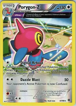 Porygon-Z 67/98 Rare - Pokemon TCG XY: Ancient Origins - Reverse Holo (NM) - Image 1