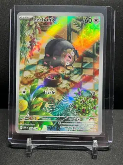 Lechonk 209/197 IR Illustration Rare Holo Pokemon 2023 Obsidian Flames NM - Image 1