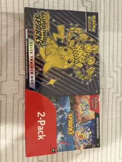 Pokemon Surging Sparks Elite Trainer Box and Booster Bundle Costco, 2-Pack - Image 1
