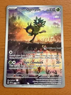 Teal Mask Ogerpon - 123 (Pokemon Center Exclusive) Scarlet & Violet Promo - Image 1