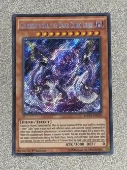 Yu-Gi-Oh! TCG Crimson Nova Trinity the Dark Cubic Lord MVP1-ENS39 1st Edition - Image 1