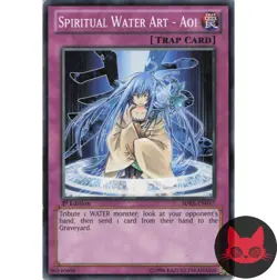 Yugioh Spiritual Water Art - Aoi SDRE-EN037 Common 1st Edition LP - Image 1