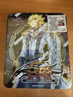 Yu-Gi-Oh! TCG 2009 Exclusive Collector's Tin Jack Atlas 5D's Sealed - Image 1