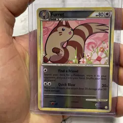 2010 Pokemon Furret 21/123 Heartgold & Soulsilver Reverse Holo LP/NM Card TCG - Image 1