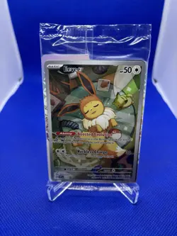 Pokemon TCG Prismatic Evolutions Eevee Black Star Promo Card 173 - Image 1
