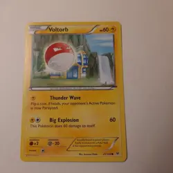 Voltorb Pokemon Card HP 60 Basic 2015 21/108 Regular - Image 1