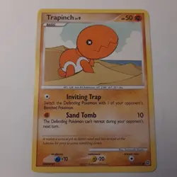 Trapinch Pokemon Card Level 9 HP 50 115/132 Basic 2007 Regular - Image 1
