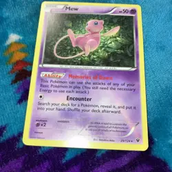 Pokemon Mew Basic Holo Rare Card 29/124 XY Fates Collide - Image 5