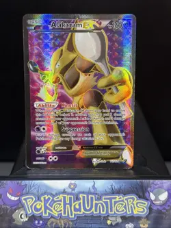 Pokemon Card Alakazam EX 117/124 Fates Collide Ultra Rare Full Art Played - Image 1