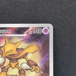 Alakazam Black Star Promo Holo 009 Mega Evolution Pokemon TCG Near Mint Card B - Image 3