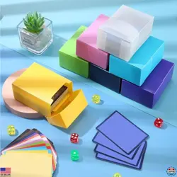 Leyndo 12-Pack Colorful TCG Card Deck Storage Boxes, Holds 80+ Cards, Organizer - Image 4