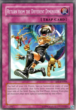 Return From The Different Dimension - EP1-EN008 Unlimited Common YuGiOh TCG Card - Image 1