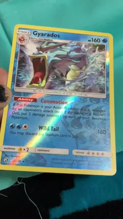 Pokemon Card Gyarados Dragon Majesty Reverse Holo Rare 20/70 LP - Image 2