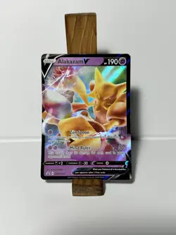 Pokemon Alakazam v TCG Full Art Holo Promo Card SWSH083 NM/M Pack Fresh - Image 1