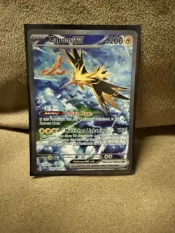 Pokemon TCG Zapdos EX Scarlet & Violet Holo Ultra Rare Card - Image 1