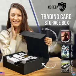 Ultimate Trading Card Storage - Holds 1800+ Cards, Magnetic Closure, 10 Dividers - Image 2