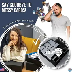 Ultimate Trading Card Storage - Holds 1800+ Cards, Magnetic Closure, 10 Dividers - Image 5