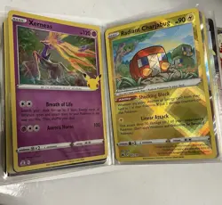60x Pokemon Card Lot w/ Mini Binder - Holo, GX, V, VSTAR, Rare - $100+ Value - Image 2