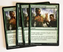 Ornamental Courage (4) Kaladesh NM MTG Magic the Gathering - Image 1