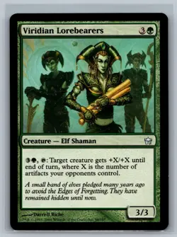 Magic The Gathering Fifth Dawn Viridian Lorebearers #99/165 MTG TCG CCG - Image 1