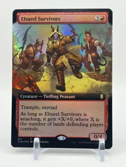 Elturel Survivors - FOIL - Extended Art - Baldur's Gate - #581 - MTG - Image 1