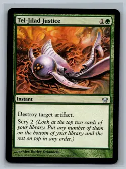 Magic The Gathering Fifth Dawn Tel-Jilad Justice #95/165 MTG TCG CCG - Image 1