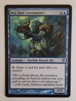 Near Mint - MTG Sea Gate Loremaster - Zendikar - Image 1