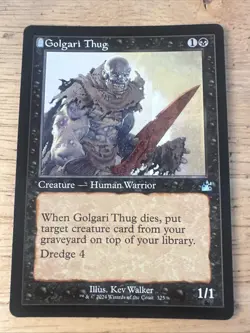 MTG Golgari Thug - Retro Frame NM-Mint Ravnica Remastered - Image 1