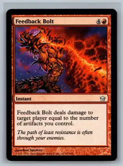 Magic The Gathering Fifth Dawn Feedback Bolt #64/165 MTG TCG CCG - Image 1