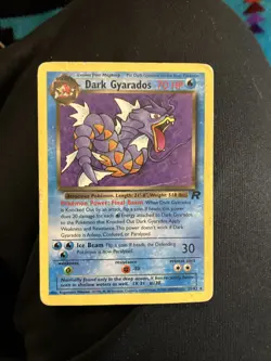 Pokemon 1st Edition Dark Gyarados Team Rocket Vintage TCG - WoTC - (LP) 25/82 - Image 1