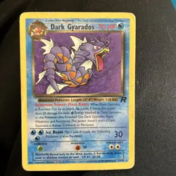 Pokemon 1st Edition Dark Gyarados Team Rocket Vintage TCG - WoTC - (LP) 25/82 - Image 3