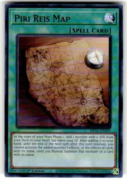 Piri Reis Map - MP25-EN290 - Ultra Rare - 1st Edition Yugioh NM - Image 1