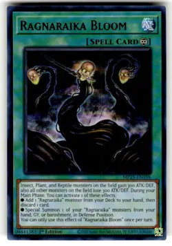 Yugioh Ragnaraika Bloom MP25-EN196 Ultra Rare 1st Edition NM - Image 1