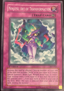 Ninjitsu Art of Transformation - AST-052 1st Edition COMMON YuGiOh TCG Card - Image 1
