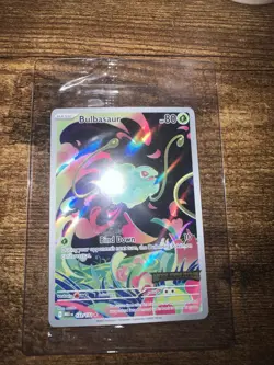 Pokemon TCG Mega Evolutions Stamped Promo Card - Bulbasaur 133/132 - SEALED - Image 1