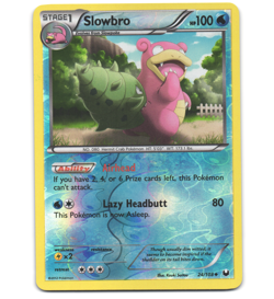 Pokemon 2012 Light Play Slowbro 24/108 Dark Explorers REVERSE Card - Image 1