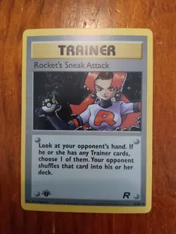 Sneak Attack Pokemon Card Team Rocket 16/82 - Image 1