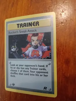 Sneak Attack Pokemon Card Team Rocket 16/82 - Image 3