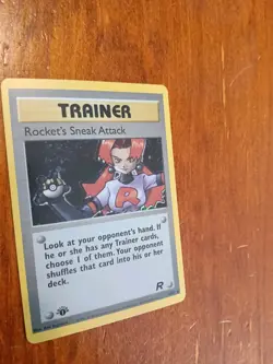 Sneak Attack Pokemon Card Team Rocket 16/82 - Image 4