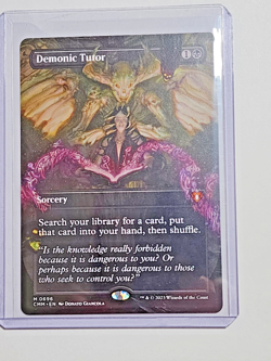MGT Demonic Tutor (Borderless) Commander Masters Regular NMT M 0696 - Image 1